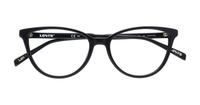 Black Levis LV1015 Cat-eye Glasses - Flat-lay