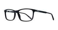 Black Levis LV1018 Rectangle Glasses - Angle