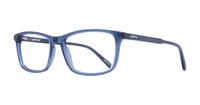 Blue Levis LV1018 Rectangle Glasses - Angle