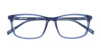 Blue Levis LV1018 Rectangle Glasses - Flat-lay