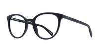 Black Levis LV1019 Round Glasses - Angle