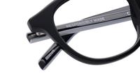 Black Levis LV1029 Oval Glasses - Detail