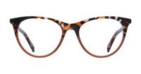 Havana Brown Levis LV1034 Cat-eye Glasses - Front