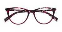 Havana Pink Levis LV1034 Cat-eye Glasses - Flat-lay