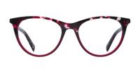 Havana Pink Levis LV1034 Cat-eye Glasses - Front