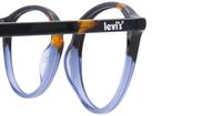 Yellow/Blue/Havana Levis LV1036 Round Glasses - Detail