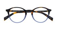 Yellow/Blue/Havana Levis LV1036 Round Glasses - Flat-lay