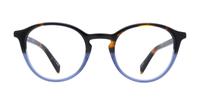 Yellow/Blue/Havana Levis LV1036 Round Glasses - Front