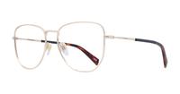 Gold Levis LV1043 Square Glasses - Angle