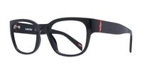 Black / Red Levis LV1047-49 Rectangle Glasses - Angle