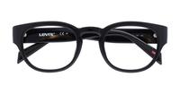 Black / Red Levis LV1048 Oval Glasses - Flat-lay