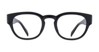 Black / Red Levis LV1048 Oval Glasses - Front