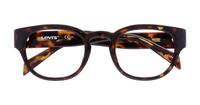 Havana Levis LV1048 Oval Glasses - Flat-lay
