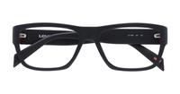 Black / Red Levis LV1049 Rectangle Glasses - Flat-lay