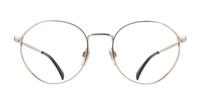 Gold Levis LV1059 Round Glasses - Front