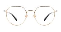 Gold Levis LV1060 Round Glasses - Front