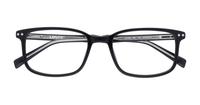 Black Levis LV5019 Rectangle Glasses - Flat-lay