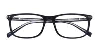 Black Levis LV5027 Rectangle Glasses - Flat-lay