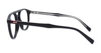 Black Levis LV5028 Aviator Glasses - Side