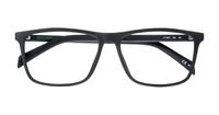 Matte Black Levis LV5047 Rectangle Glasses - Flat-lay
