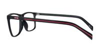 Matte Black Levis LV5047 Rectangle Glasses - Side