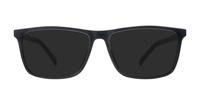 Matte Black Levis LV5047 Rectangle Glasses - Sun