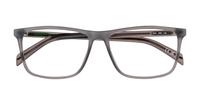 Matte Grey Levis LV5047 Rectangle Glasses - Flat-lay
