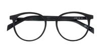 Matte Black Levis LV5048 Round Glasses - Flat-lay