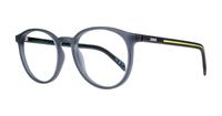 Matte Blue Levis LV5048 Round Glasses - Angle