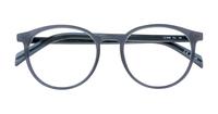 Matte Blue Levis LV5048 Round Glasses - Flat-lay
