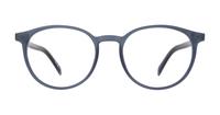 Matte Blue Levis LV5048 Round Glasses - Front