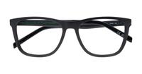 Matte Black Levis LV5050 Rectangle Glasses - Flat-lay