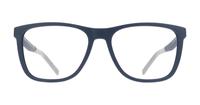 Matte Blue Grey Levis LV5050 Rectangle Glasses - Front