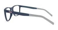 Matte Blue Grey Levis LV5050 Rectangle Glasses - Side