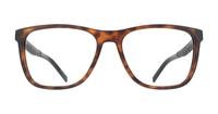 Matte Havana Levis LV5050 Rectangle Glasses - Front