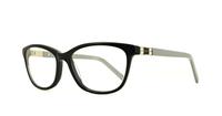 Black Lipsy L54 Oval Glasses - Angle