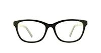 Black Lipsy L54 Oval Glasses - Front