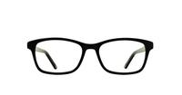 Black Lipsy L66 Rectangle Glasses - Front