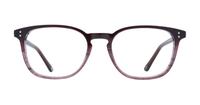 Gradient Purple London Retro Anton Oval Glasses - Front