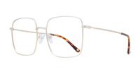 Matte Gold London Retro Azalea Square Glasses - Angle