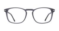 Matte Crystal London Retro Belsize Square Glasses - Front