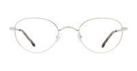 Gold London Retro Bendall Round Glasses - Front