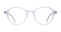 Shiny Crystal London Retro Canary Round Glasses - Front