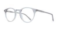Clear London Retro Charlie Round Glasses - Angle