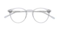 Clear London Retro Charlie Round Glasses - Flat-lay