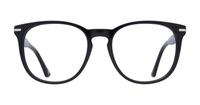 Black London Retro Epping Round Glasses - Front