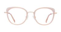 Crystal Nude London Retro Fairlop Round Glasses - Front