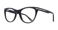 Black London Retro Farringdon Cat-eye Glasses - Angle