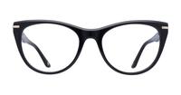 Black London Retro Farringdon Cat-eye Glasses - Front