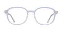 Clear London Retro Finchley Round Glasses - Front